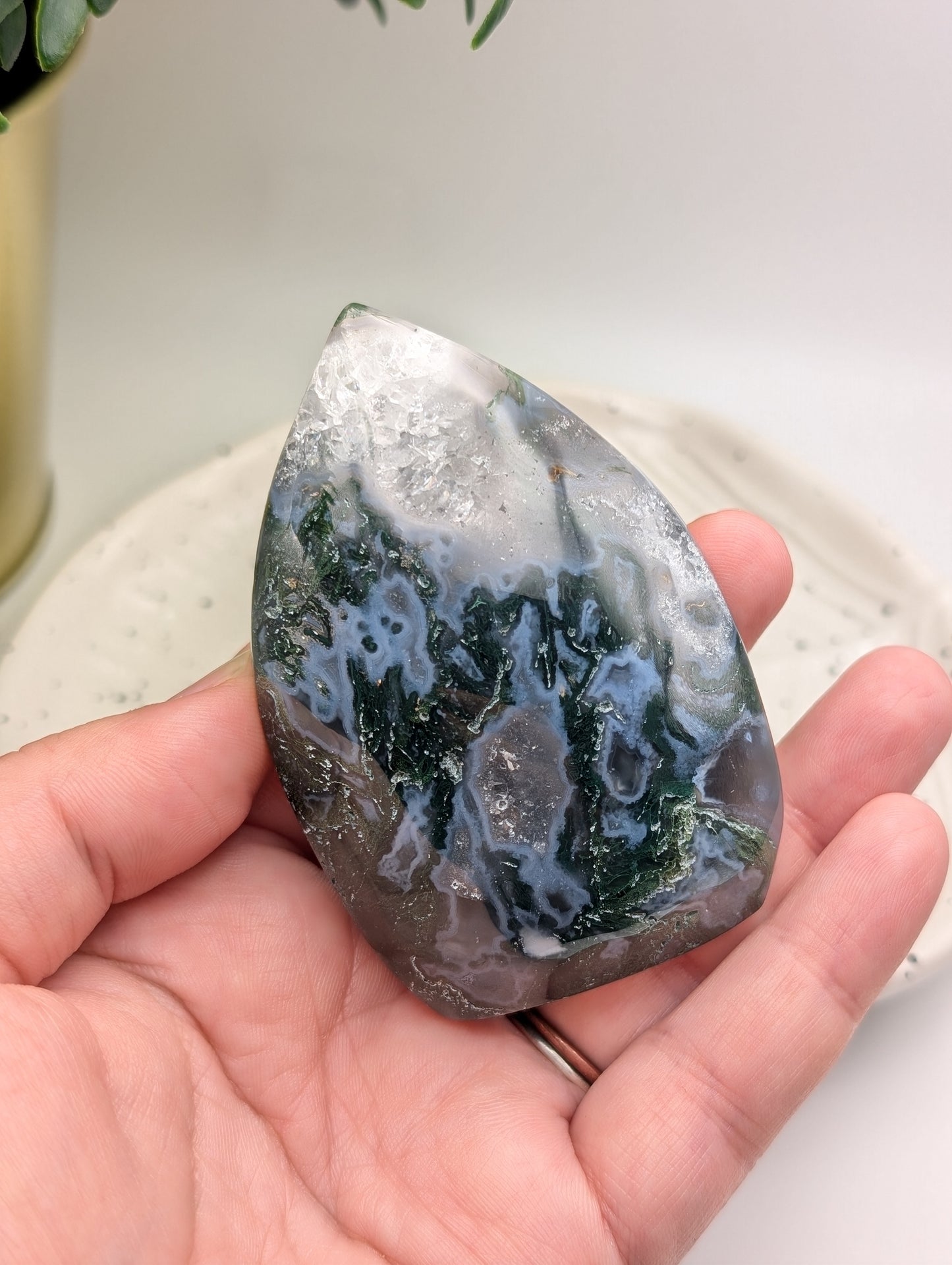 Moss Agate Freeform