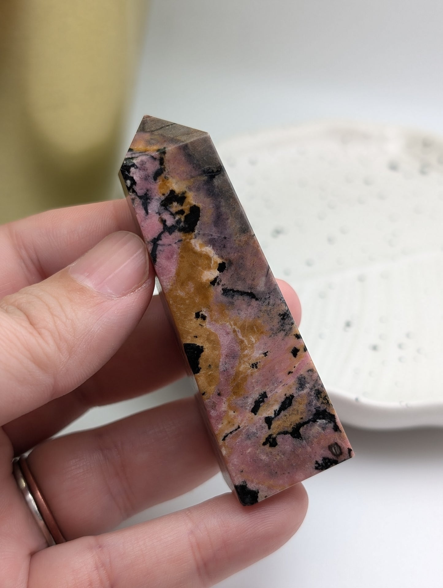 Rhodonite Obelisk