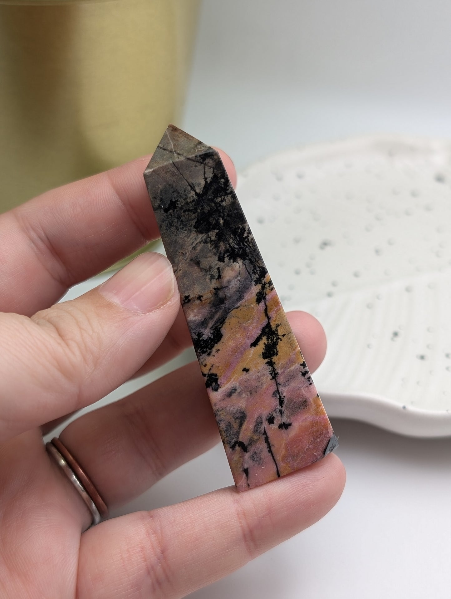 Rhodonite Obelisk