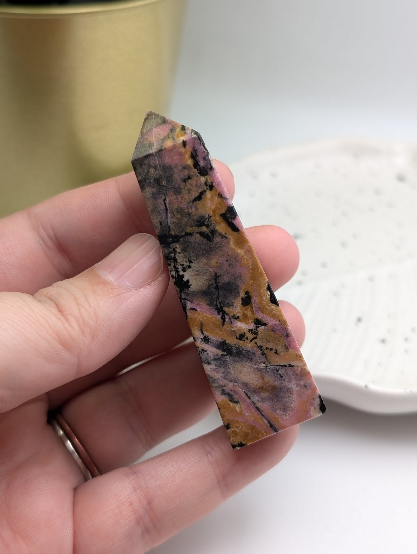 Rhodonite Obelisk