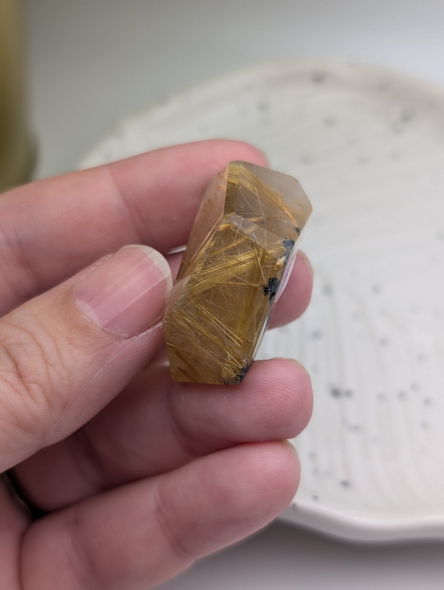 Golden Rutilated Quartz Freeform