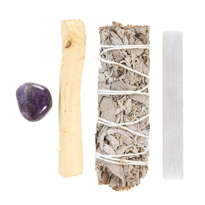 Cleansing Smudge Kit with Amethyst