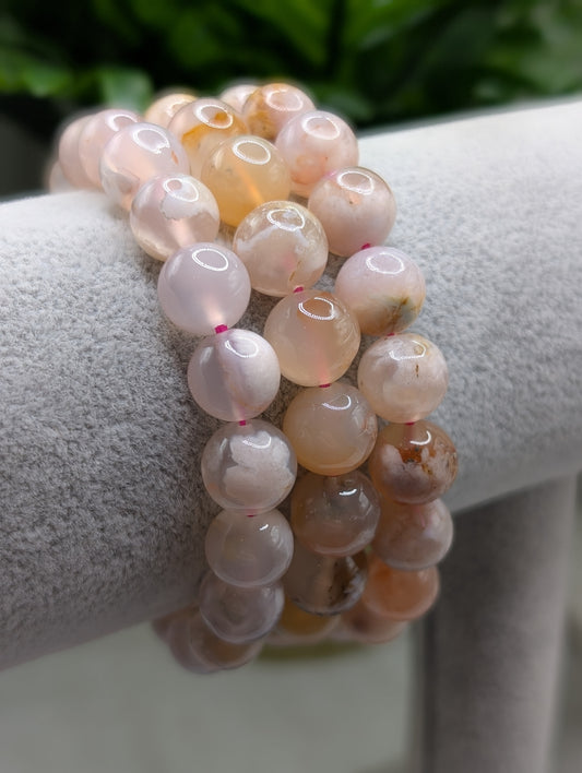 Flower Agate Bracelet